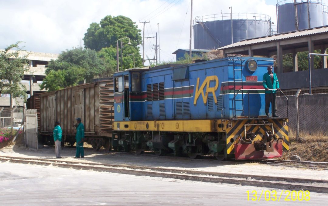 Fluorspar Mining, transportation by train